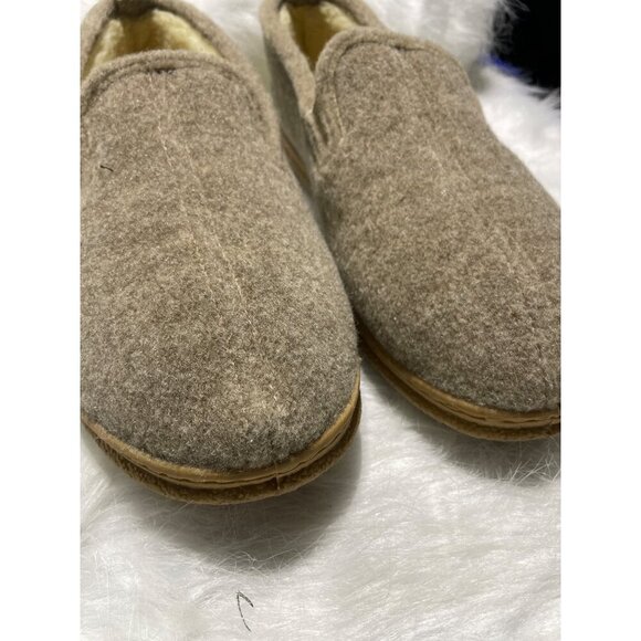 Slippero International Mens Wool Felt Slip-On Slippers With Natural Rubber Sole - Picture 2 of 8